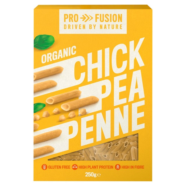 Profusion organic chickpea penne 250g, imported from the UK