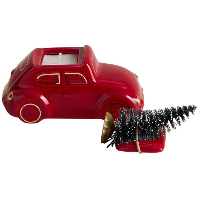 M&S Mandarin Clove and Cinnamon Car Candle Red Mix, imported from the UK