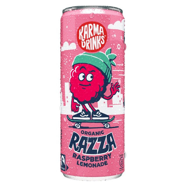 Karma Drinks Organic Razza Raspberry Lemonade 250ml, UK version