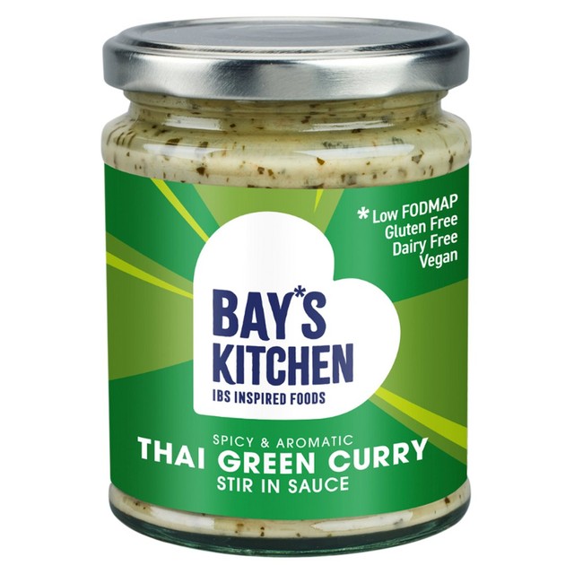 Bay's Kitchen Thai Green Curry Low FODMAP Sauce 260g - British product