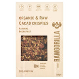 Raw Gorilla Cacao Crispies cereal 250g, imported from the UK