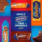 McVitie's Ginger Nuts sweet biscuits 250g, imported from the UK