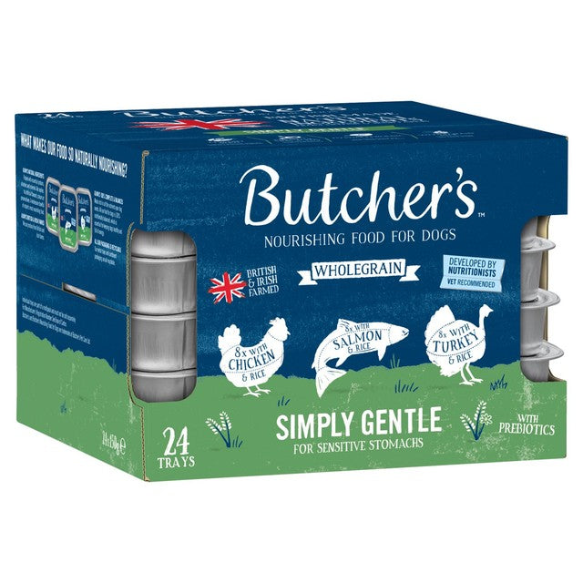 Butcher's dog food trays variety pack 24 x 150g - British product
