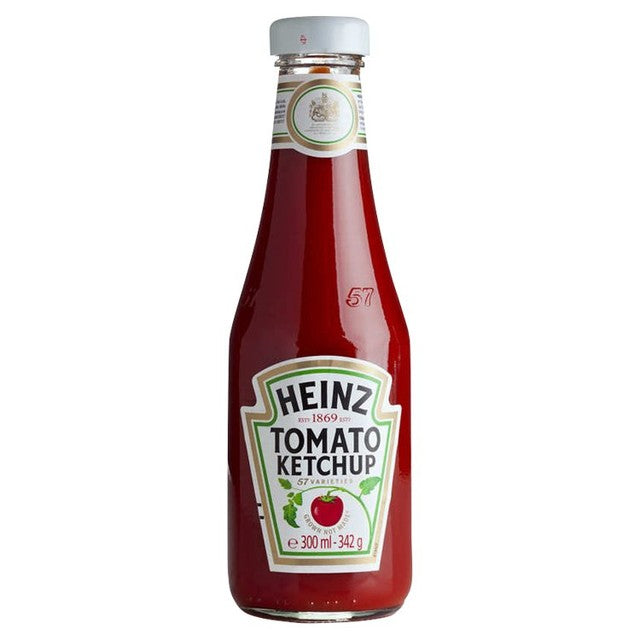 Heinz Tomato Ketchup Glass Bottle 342g, UK version