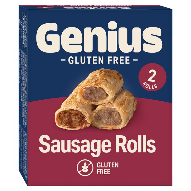 Genius Gluten Free Sausage Rolls, UK version