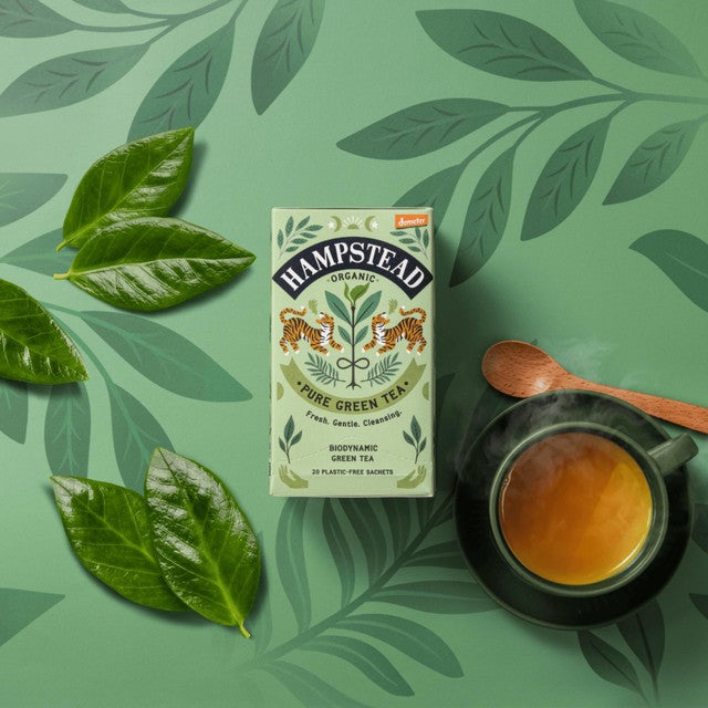 Hampstead Tea Pure Green Tea 20 Count - British product