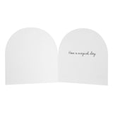 M&S Ditsy birthday card 15cm x 15cm, imported from the UK