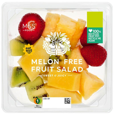 سلطة فواكه مشكلة خالية من البطيخ M&S 300 جرام