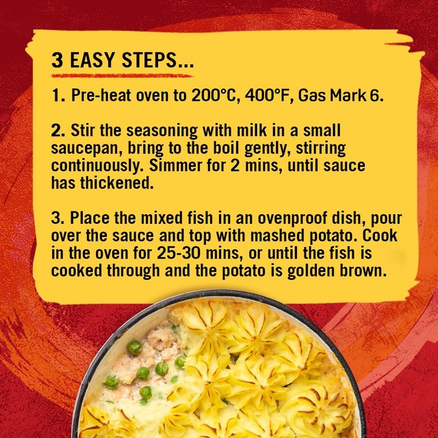 Schwartz fish pie mix 26g, imported from the UK