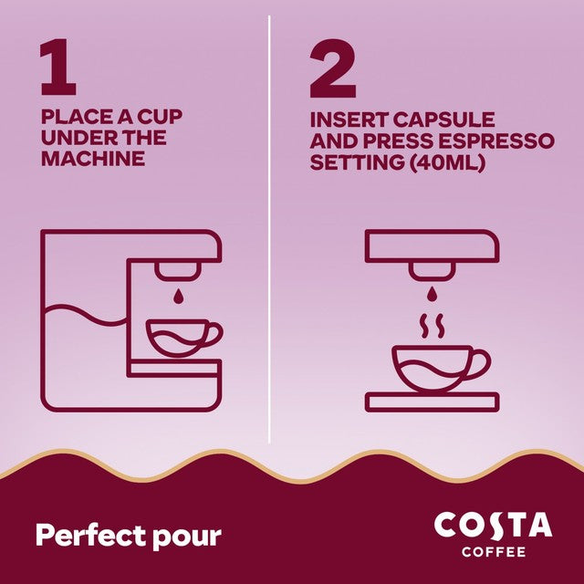 Costa Coffee Intense Roast coffee pods 10 pack - British product