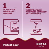 Costa Coffee Intense Roast coffee pods 10 pack - British product