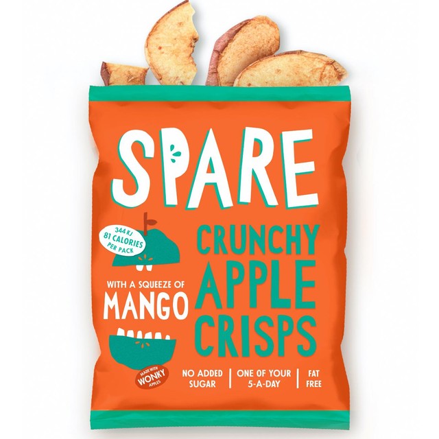 Spare Snacks Apple & Mango Crisps Air-Dried 22g (British brand)
