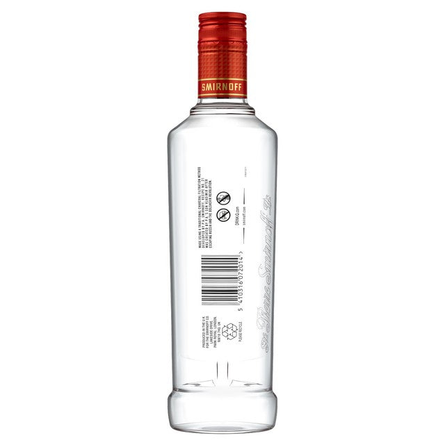 Smirnoff Red Label vodka 70cl bottle - British product