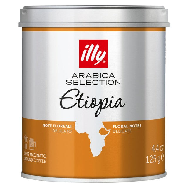 Illy ground coffee Arabica Selection Ethiopia 125g, UK version