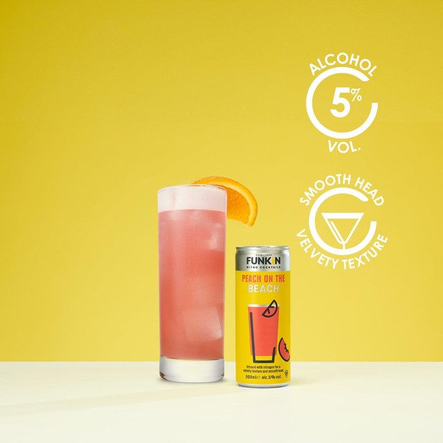 Funkin Peach Cocktail Nitro Can 200ml - British product