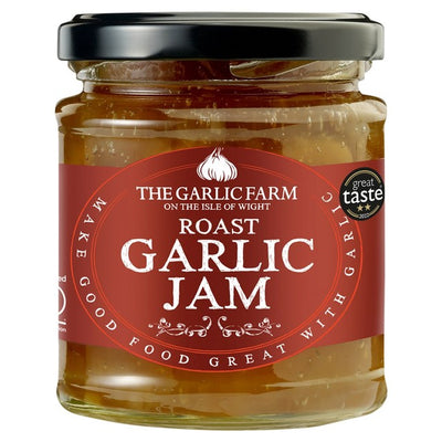M&S The Garlic Farm Roast Garlic Jam Condiment 220g- Buy online at McGrocer