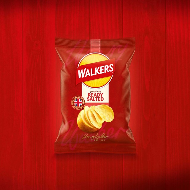 Walkers Ready Salted crisps - British product