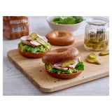 New York Bakery wholemeal bagels 5 pack, imported from the UK
