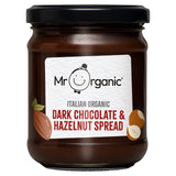 Mr Organic Dark Chocolate Hazelnut Spread 200g, imported from the UK