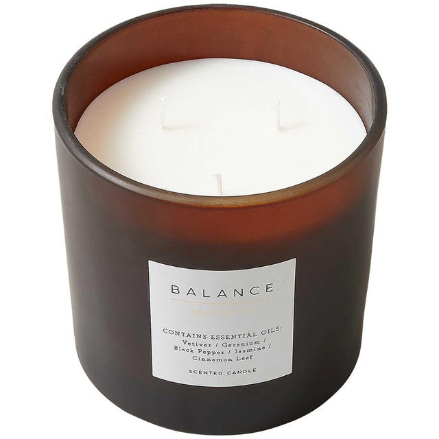 M&S Apothecary Balance 3 Wick Candle, imported from the UK