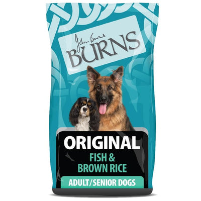 M&S Burns Original Adult/Senior Fish & Brown Rice Dry Dog Food 2kg- Buy online at McGrocer