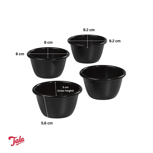 Tala Non-stick Pudding Moulds Single Portion 4 Pack (British brand)