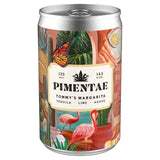 Pimentae Tommy's Tequila Margarita canned cocktail 125ml, imported from the UK