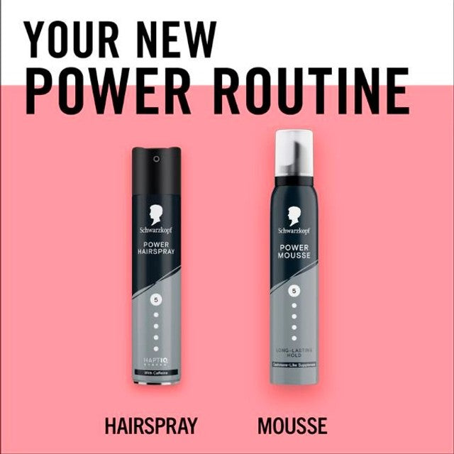 Schwarzkopf Power Hairspray 250ml (British brand)