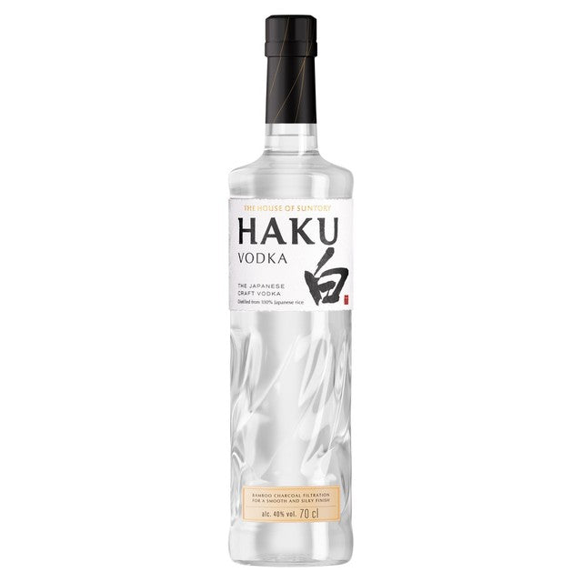 Haku Japanese Craft Vodka 70cl, UK version bottles