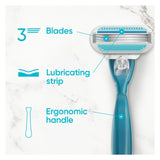 Gillette Venus Smooth razor blades 8 blades, UK version