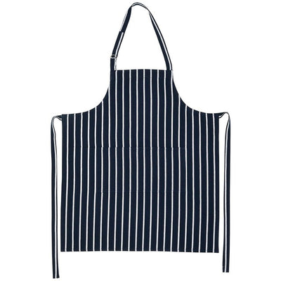 M&S M&S Pure Cotton Striped Navy Kitchen Apron One Size- Buy online at McGrocer