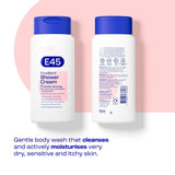 E45 emollient shower cream for dry sensitive skin 200ml - British product