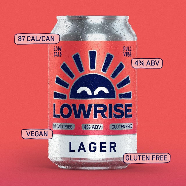 Lowrise low alcohol lager 330ml, UK version