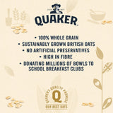 Quaker Original Oat Crisp Cereal 375g, imported from the UK
