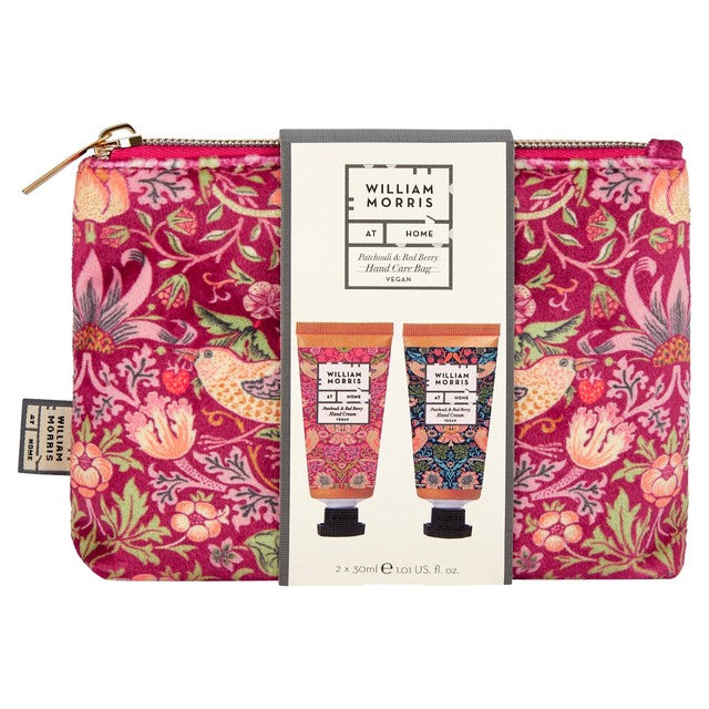 William Morris Strawberry Thief hand care bag (British brand)