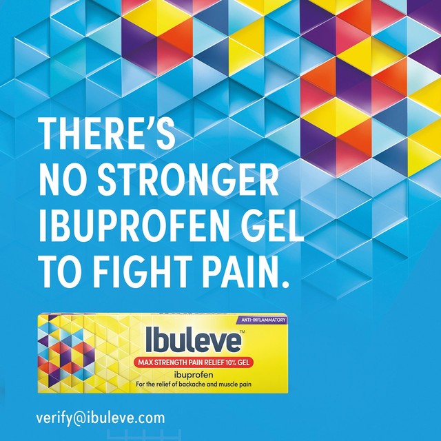 Ibuleve Max Strength Pain Relief Gel 50g, UK version