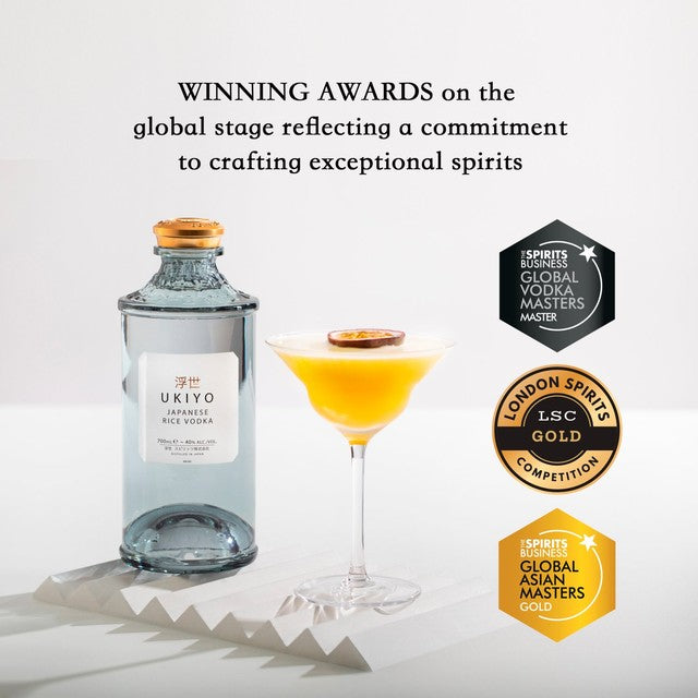Ukiyo Japanese Rice Vodka 70cl (British brand)