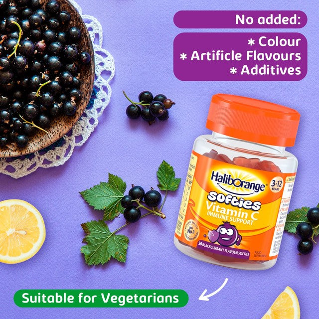 Haliborange Kid's Multivitamin Softies Blackcurrant 30 Pack, UK version
