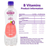 Get More Vits Apple Raspberry vitamin water 500ml, UK version