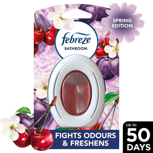 Febreze Plum & Cherry Refresh Bathroom Gel Air Freshener - British product