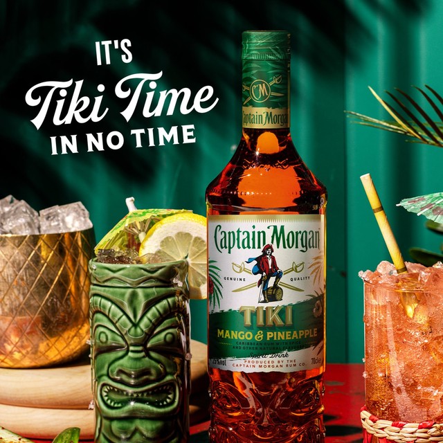 Captain Morgan Tiki Pineapple and Mango Rum Based Spirit Drink