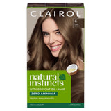 Clairol semi-permanent hair dye in light brown shade 6 - British product