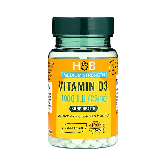 Holland & Barrett Vitamin D3 1000 IU 120 Pack, UK version