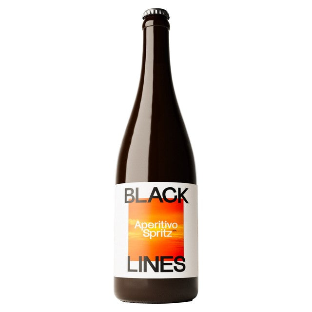 Black Lines aperitivo spritz bottle, UK version