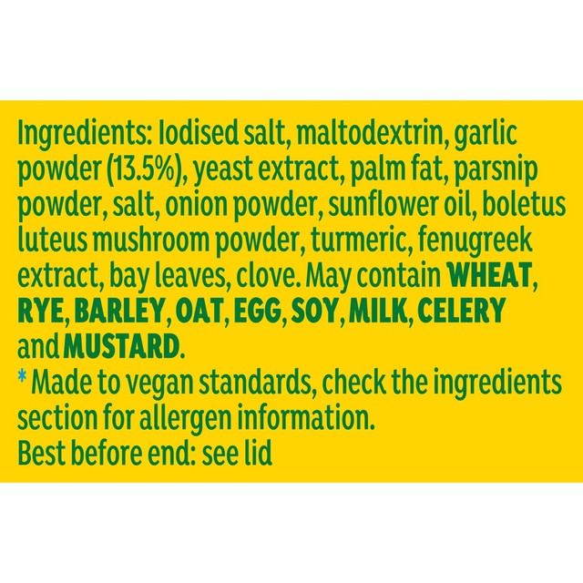 Knorr garlic all purpose seasoning 90g, UK version
