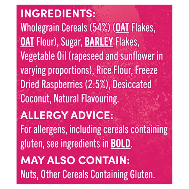 Jordans Raspberry Breakfast Cereal 450g, UK version