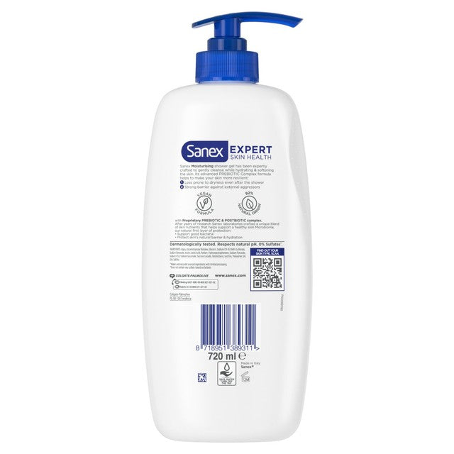 Sanex moisturising body wash 720ml (British brand)