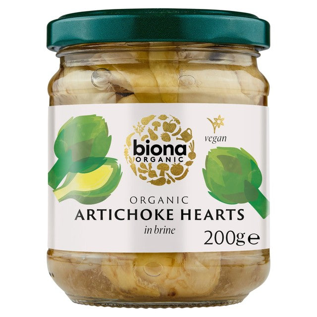 Biona organic artichoke hearts 200g - British product
