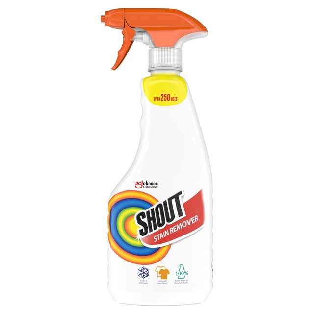 Shout triple-acting stain removing spray 500ml (British brand)