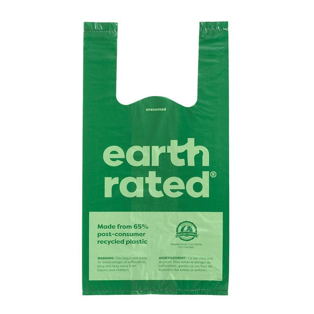 Earth Rated Dog Poop Bags Unscented 120 Pack - UK Stock